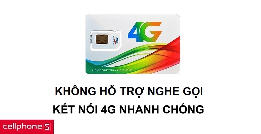 Sim 4G Viettel D900 không hỗ trợ nghe gọi