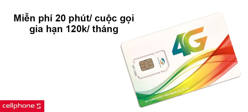 Miễn phí 20 phút/ cuộc gọi