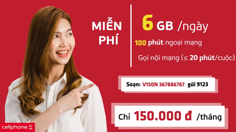 Đăng ký V150N cực đơn giản với sim 4G Viettel