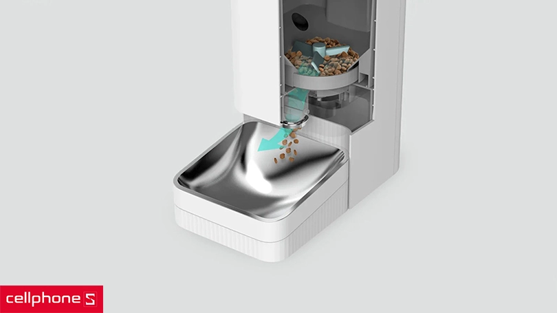 Máy chia thức ăn cho thú cưng Xiaomi Smart Pet Food Feeder với khả năng theo dõi chính xác