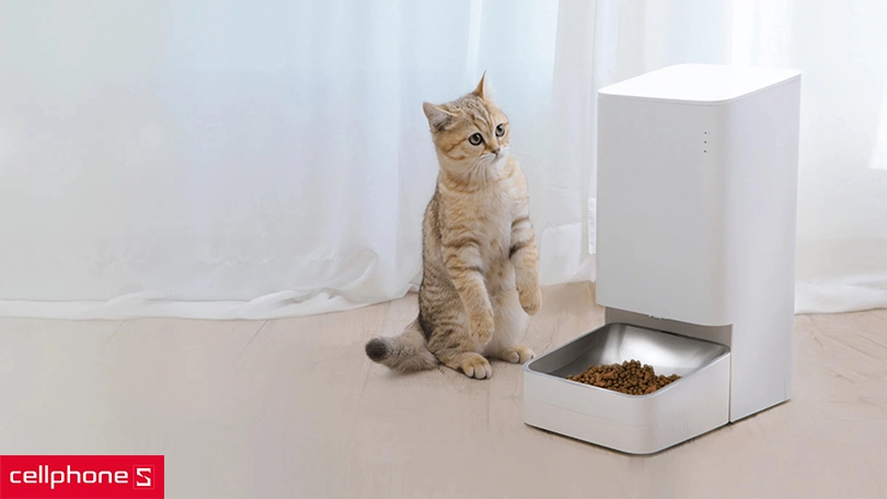 Máy chia thức ăn cho thú cưng Xiaomi Smart Pet Food Feeder - lên lịch chia tự động