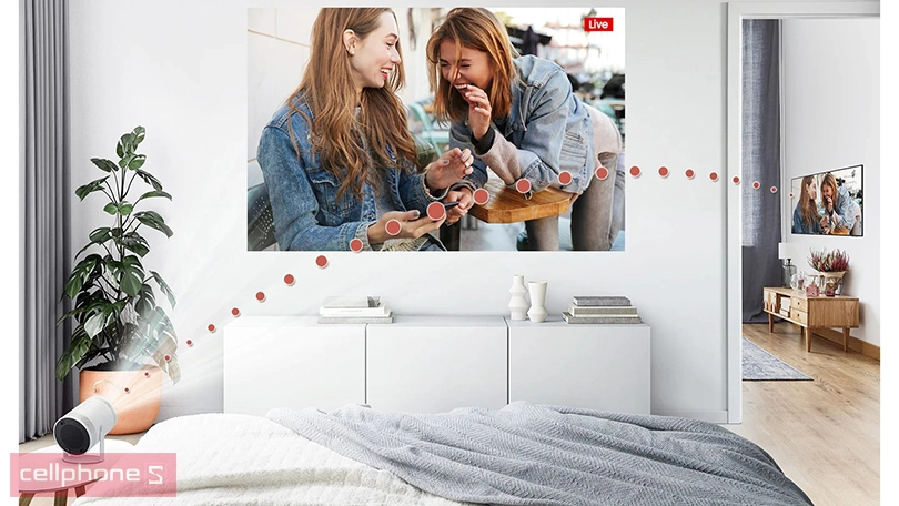 Điều khiển giọng nói trực quan, phản chiếu nội dung màn hình lớn