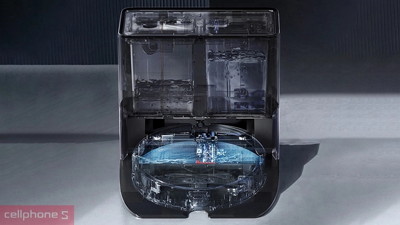 Thiết kế 2 ngăn đựng nước ấn tượng