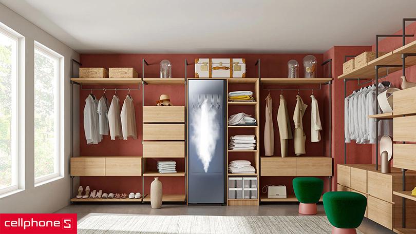 Đánh giá thiết kế Tủ chăm sóc quần áo thông minh SamSung Bespoke AirDresser