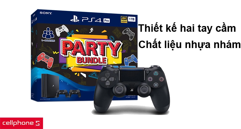 Thiết kế phiên bản mới hai tay cầm cùng chất liệu nhựa nhám chống bám vân tay