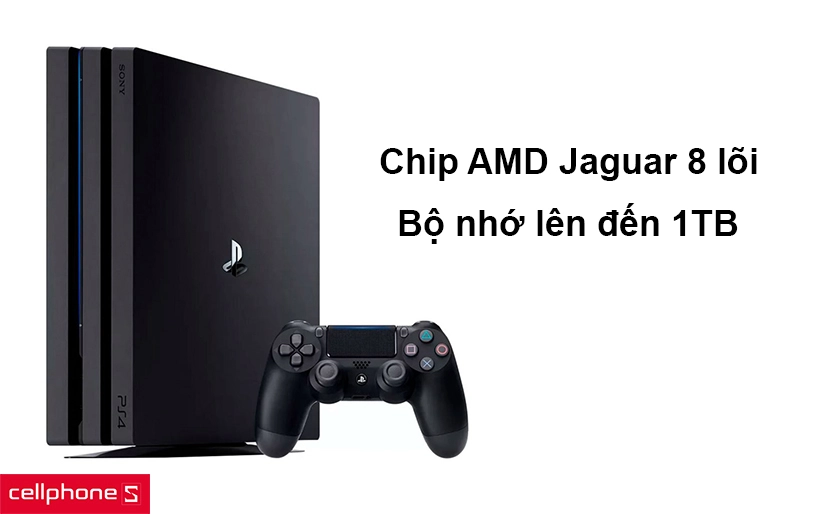 Bộ nhớ lên đến 1TB và chip AMD Jaguar 8 lõi cho tốc độ xử lí siêu nhanh