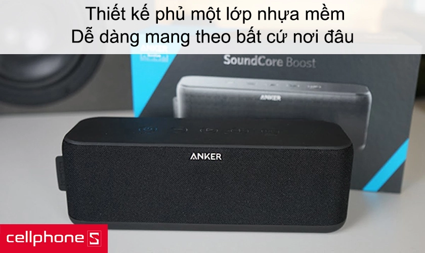 Thiết kế phủ một lớp nhựa mềm, dễ dàng mang theo bất cứ nơi đâu