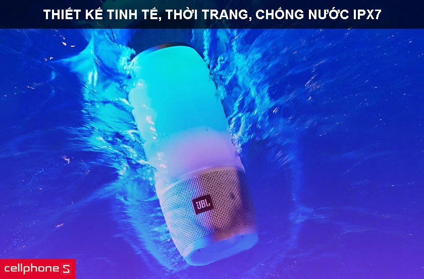 Thiết kế tinh tế, thời trang, chống nước chuẩn IPX7