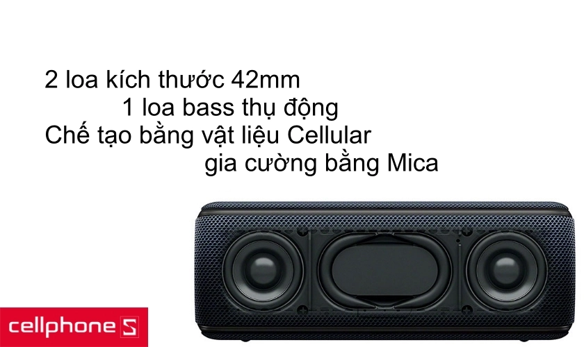 2 loa toàn dải với kích thước 42mm