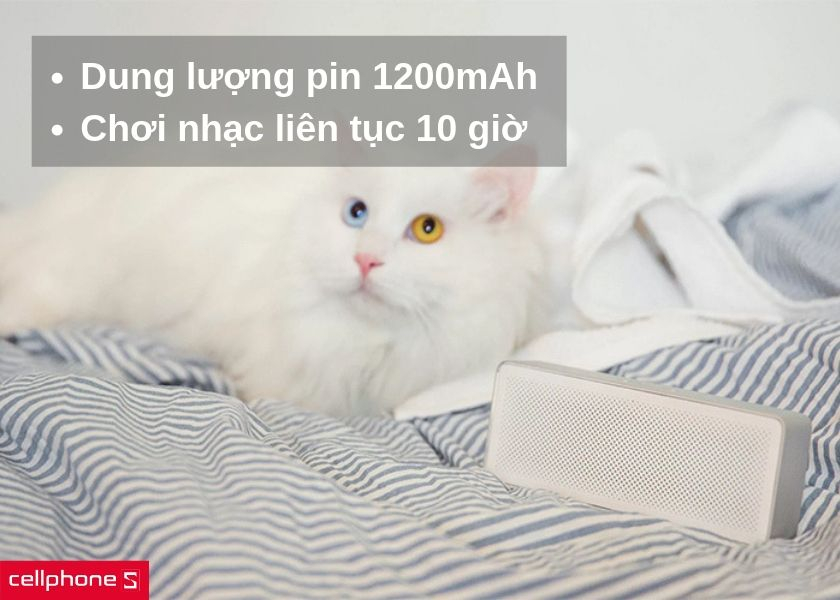 Viên pin 1200mAh cho thời lượng pin ấn tượng