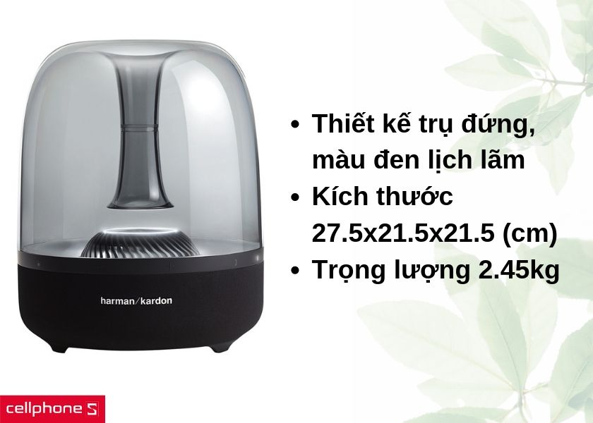 Thiết kế hiện đại, bắt mắt với hệ thống đèn LED tinh tế và kích thước gọn nhẹ, dễ dàng di chuyển