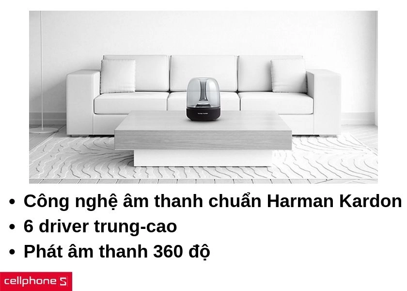 Công nghệ âm thanh bùng nổ từ Harman Kardon và khả năng truyền phát 360 độ
