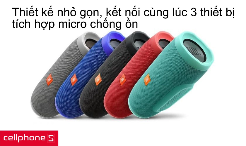 Thiết kế nhỏ gọn, kết nối cùng lúc 3 thiết bị, tích hợp micro chống ồn