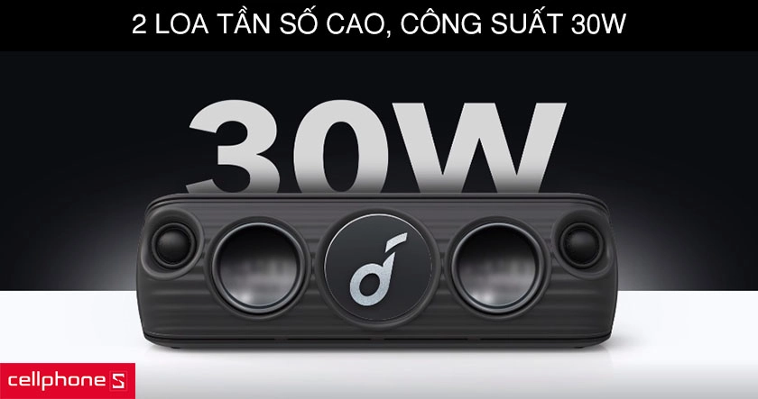 2 loa tần số cao phát âm công suất 30W