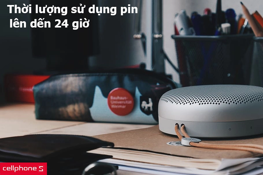 thời lượng sử dụng pin lên dến 24 giờ