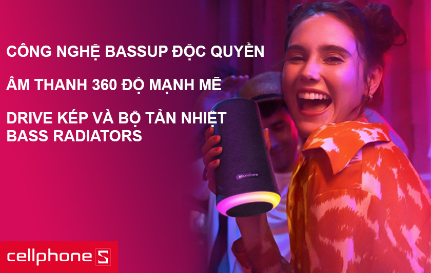 Trải nghiệm âm thanh tuyệt vời với công nghệ BassUp