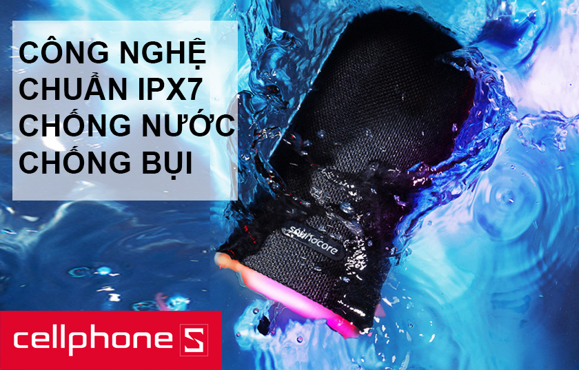 Trang bị chống nước chuẩn IPX7