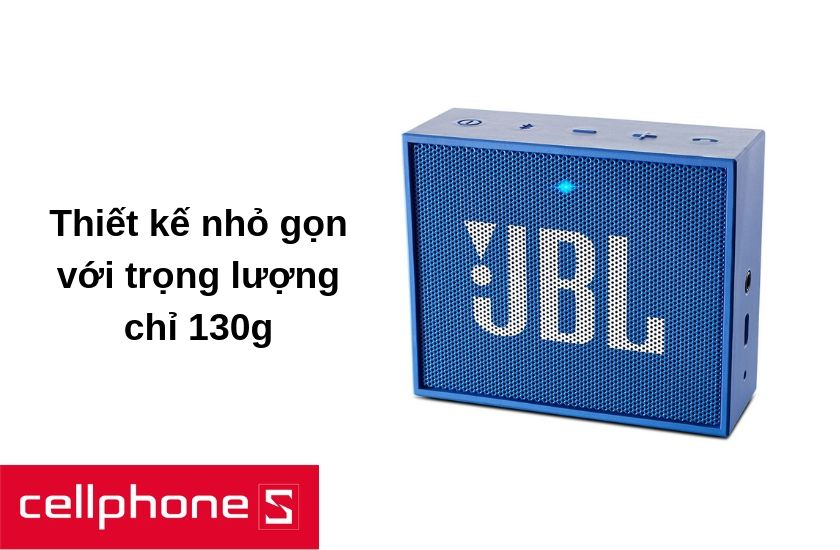 Thiết kế nhỏ gọn với trọng lượng chỉ 130g