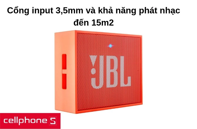 cổng input 3,5mm cho khả năng kết nối tốt 