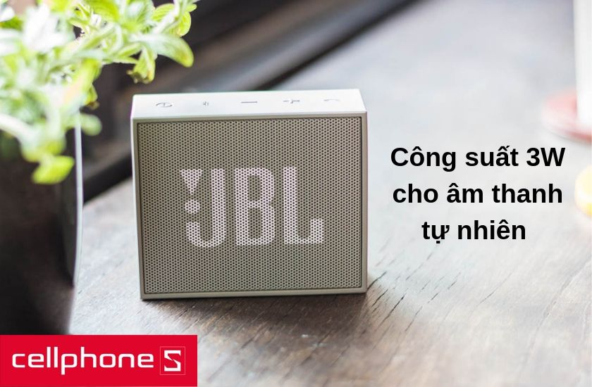 JBL Go có công suất 3W 