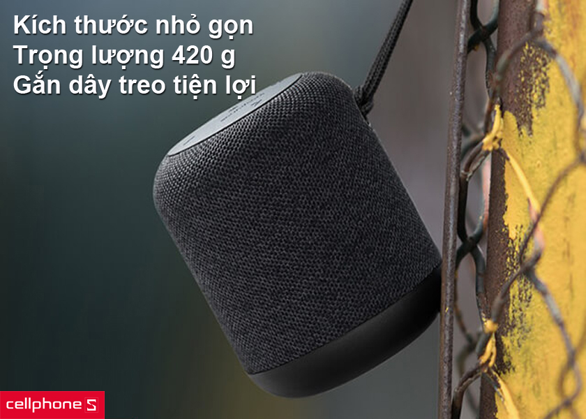 Thiết kế nhỏ gọn, có tính di động cao, dễ dàng mang theo bên người