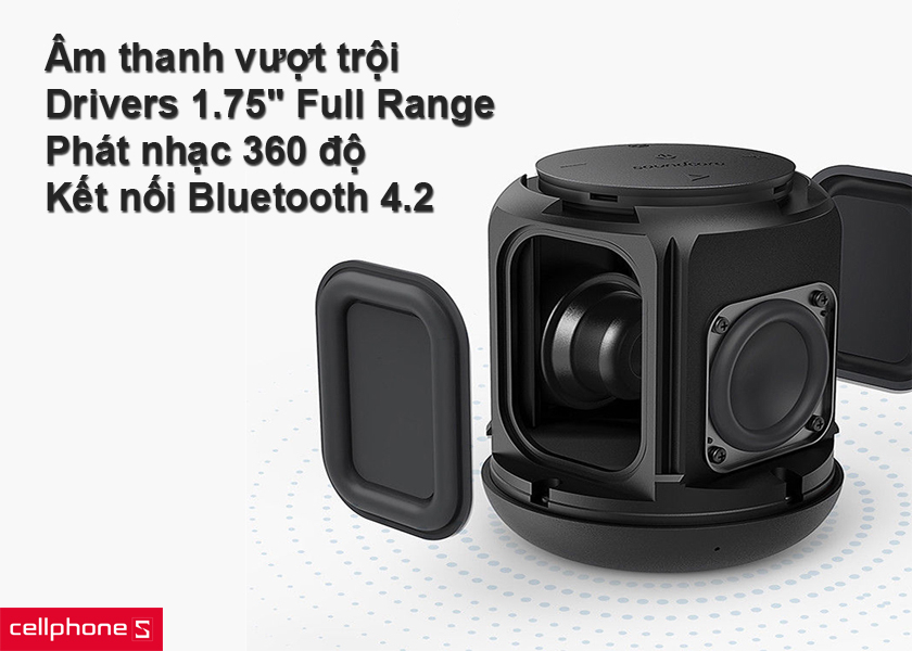 Âm thanh 360 độ mang lại không gian âm nhạc tuyệt vời hơn