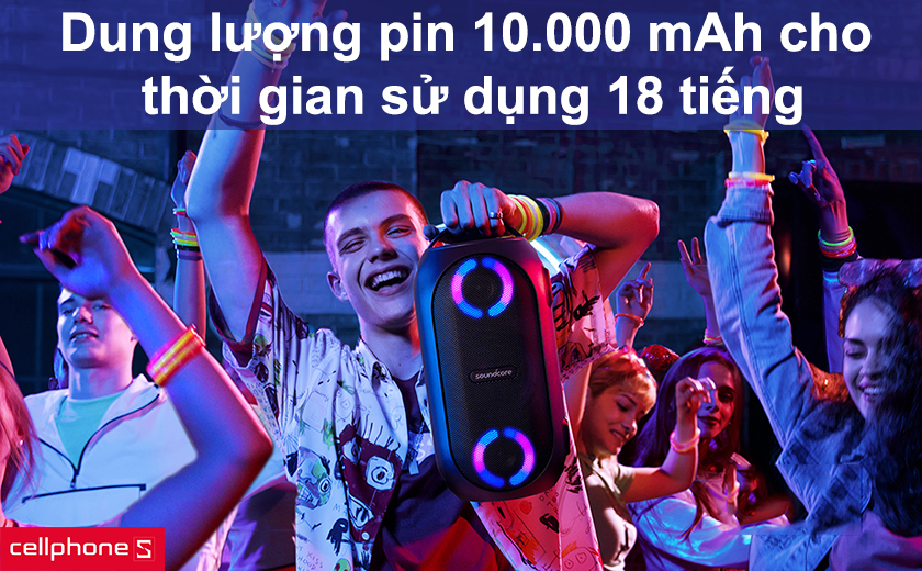 Đạt tiêu chuẩn chống nước IPX7 và thời gian sử dụng kéo dài 18 tiếng