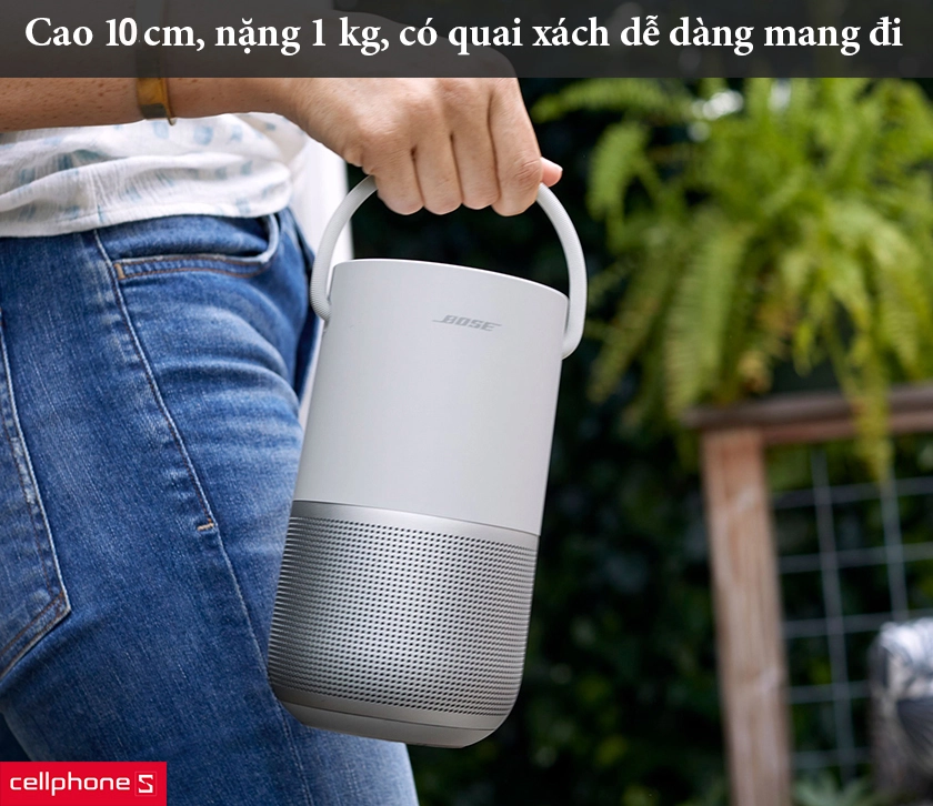 Cao 19cm, nặng 1 kg dễ dàng mang đi