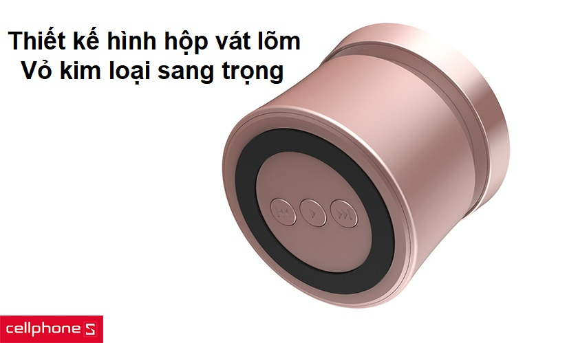 Thiết kế tựa chiếc hộp vát lõm, vỏ kim loại sang trọng, nhiều màu sắc cá tính