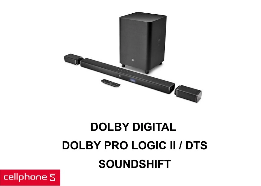 Tích hợp nhiều công nghệ giải mã âm thanh chất lượng cùng soundshift