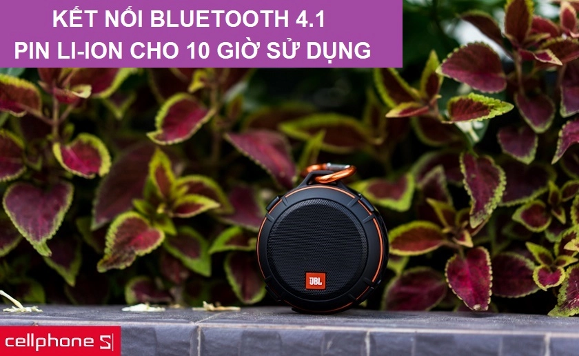 Chuẩn bluetooth V4.1 cùng thời gian sử dụng lên đến 10 giờ đồng hồ