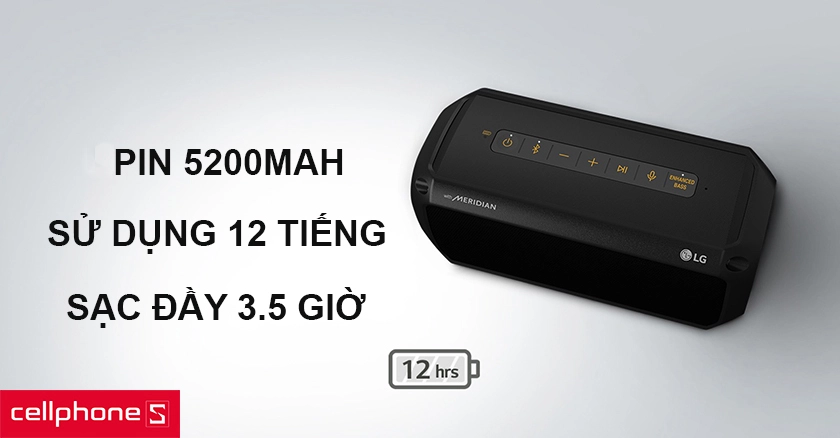 Dung lượng pin 5200mAh