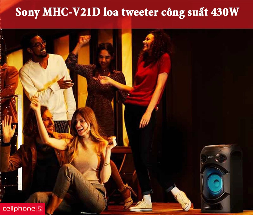 Tận hưởng âm thanh công suất 430W cùng công nghệ giảm nhiễu DSEE