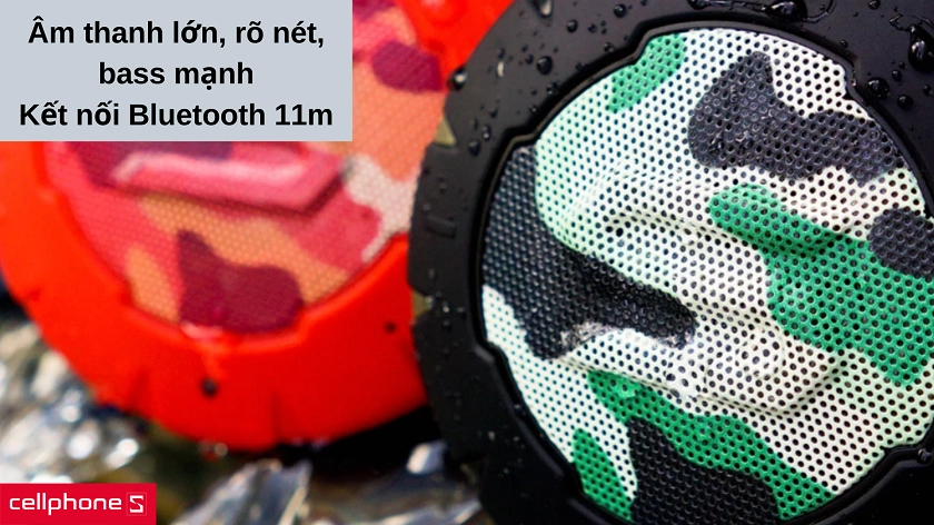 Âm thanh lớn mạnh và luôn ổn định nhờ vào kết nối bluetooth 3.0