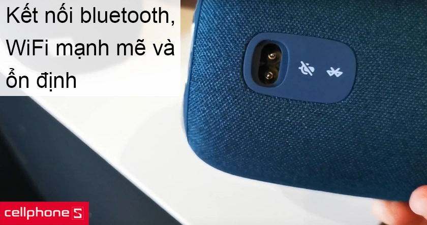 Khả năng kết nối WiFi, bluetooth giúp bạn dễ dàng kết nối với loa