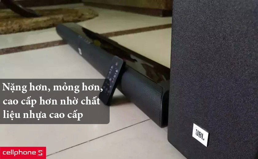 Nặng hơn, mỏng hơn, cao cấp hơn cùng chất liệu nhựa cao cấp