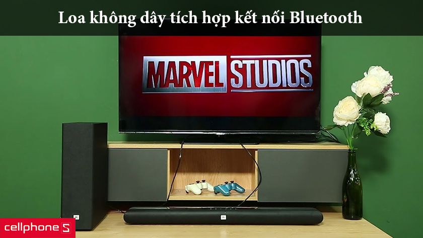 loa tivi JBL SB160 cũng được tích hợp công nghệ bluetooth