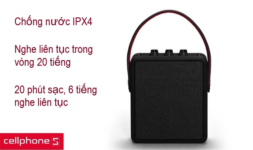 thời lượng sử dụng liên tục lên đến 20 tiếng