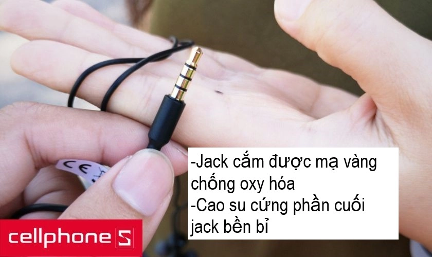 Jack mạ vàng chống oxy hóa