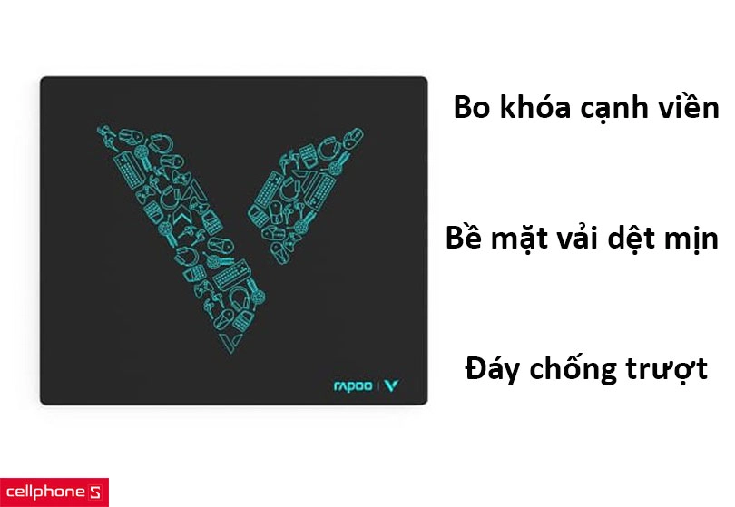 Tấm lót chuột Rapoo V1 30 x 25 cm
