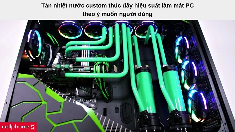 Bộ tản nhiệt nước custom (tự tùy chỉnh)