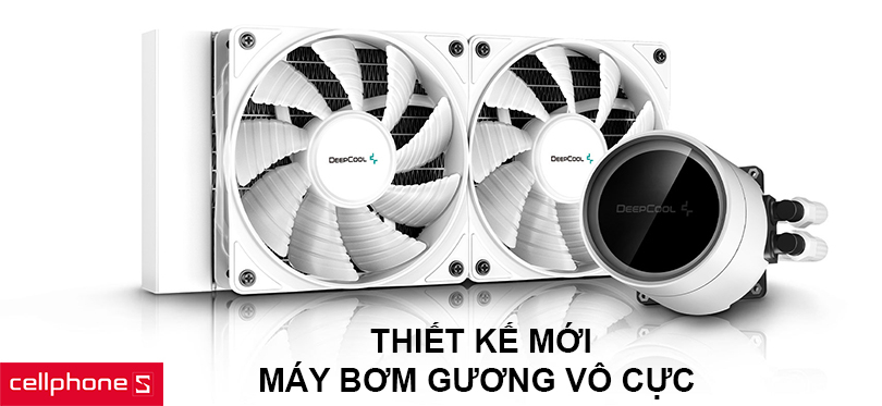 Thiết kế mới với máy bơm gương vô cực đẹp mắt và mạnh mẽ