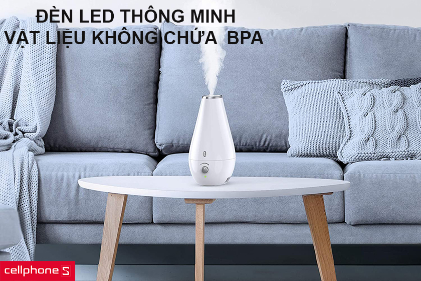 Thiết kế nhỏ gọn, đèn LED thông minh