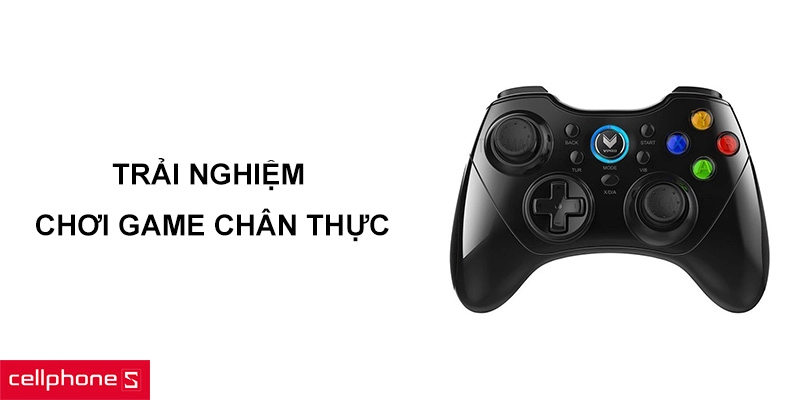 Tay cầm chơi game không dây Rappo V600S