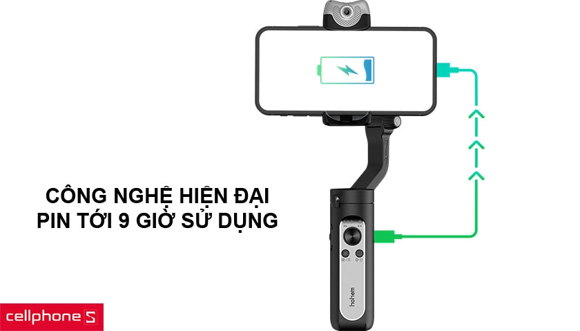 Công nghệ hiện đại, pin tới 9 giờ sử dụng