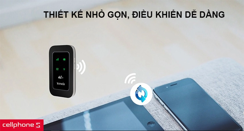 Thiết kế nhỏ gọn, điều khiển dễ dàng