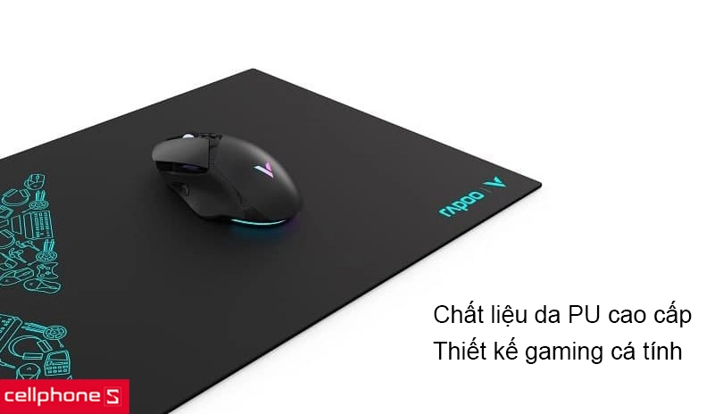 Thảm da Deskpad Rapoo V1L 80x30 cm