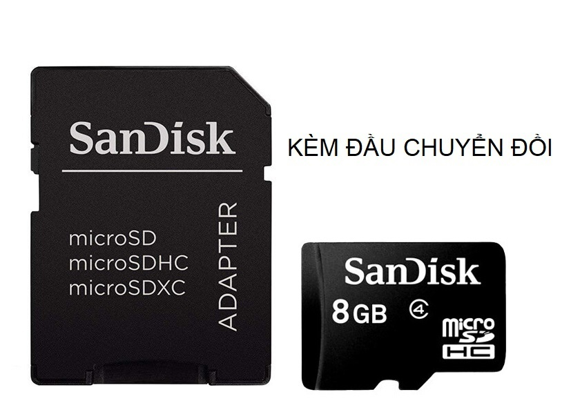 Thẻ nhớ SanDisk Ultra microSDHC UHS-I 8GB Chính hãng