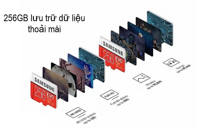 Dung lượng 256GB cũng sẽ thoải mái rất nhiều