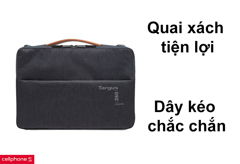 Quai xách tiện lợi, dây kéo chắc chắn